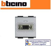PRESA VIDEO HD15 BTICINO LIVING TECH NT4282 GRIGIO