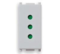 Presa Vimar Plana Silver 2P+T 10A P11 14201.Sl