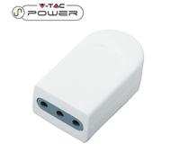 PRESA VOLANTE 2POLI+T 10A BIANCA -LED8727 V-TAC