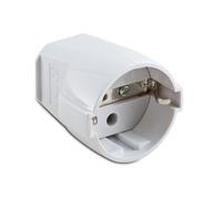 Presa Volante Schuko Master 2P+T 16A 250V Bianco 05331