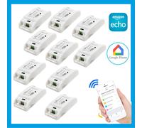 PRESA WIFI SPINA SONOFF INTERRUTTORE SWITCH AMAZON ALEXA GOOGLE ADATTATORE PRESE