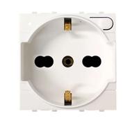 Presa WiFii Smart Bivalente Bipasso Schuko 16A Bianca Compatibile con Vimar Plan