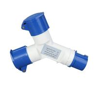 Presas di Collegamento Industriali,Connettore Bivalente Per Prese Industriali | Esterni Impermeabili 16A Robusti Per Produzione Industriale E Costruzione