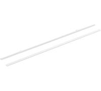 Presbiterio Plastica Manifesto Stecche con Ganci 2-Pezzo Set, 70 cm Lunghezza, Bianco