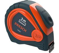 Presch flessometro professionale e robusto da 3m con clip solida da fissare alla cintura e sistema auto-avvolgimento