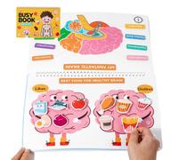 Preschool Activity Book, Interactive Sensory Quiet Workbook For Kids Travel