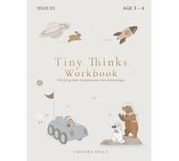 Preschool Activity Workbook for 3 Year Olds Ages 3-4 | Screen-Free Counting, Tracing & Matching | Tiny Thinks Space Edition: Calm Toddler Activity ... Space Workbook for Preschoolers