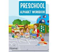 Preschool Alphabet Workbook in Colorful Illustrative Style