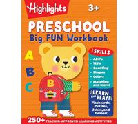 Preschool Big Fun Workbook: 256-Pages of Language Arts, Math and Shapes Practice, Puzzles and Preschool Activities