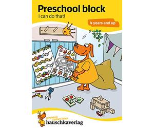 Preschool block - I can do that! 4 years and up, A5-Block: Colourful puzzle block - fun educational learning: 730