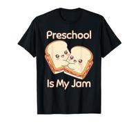 Preschool Is My Jam Cute Student Burro di Arachidi e Gelatina Maglietta