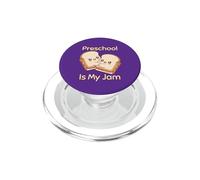 Preschool Is My Jam Cute Student Burro di arachidi e gelatina PopSockets PopGrip per MagSafe
