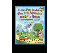 Preschool Letter Tracing and Phonics Workbook: Fun ABC Handwriting Practice, Letter Find Puzzles, and Beginning Sounds Activity Book for Ages 3 to 6