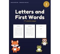 Preschool Letters and First Words Workbook Vol. 1: Alphabet Tracing, Letter Finding and Forty Sight Words for Pre-K and Kindergarten