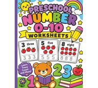 Preschool Numbers 0-10: Fun Number Tracing, Counting & Recognition Activities for Preschoolers