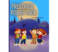 Preschool Power Pack: 6-in-1 Fun Learning Workbook for Kids Ages 3-6 | Alphabet (Small & Capital), Big Letter Tracing, Number & Picture Matching, ... Match Activities | 72 Pages | Size 8.5" x 11"
