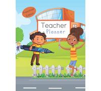 Preschool Teacher Lesson Planner: Designed for preschool. Undated lesson plan book with large monthly & weekly calendars, learning center planning, meetings & notes.