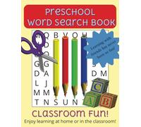 Preschool Word Search Puzzle Book: Word Searches with Easy Three Letter Words That Rhyme | Gift for Learning, Travel, Independent Play, Holidays & More!