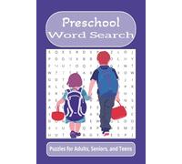 Preschool Word Search: Word searches with easy to read print about preschool, kids, learning, and more