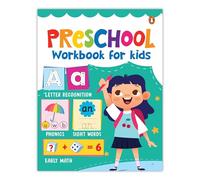 Preschool Workbook for Kids: Fun and Educational Activity Workbook - Alphabet, Colors, Numbers, Shapes, Opposites, Early Math, Phonics and More