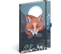 Presco Group NOTIQUE - Taccuino con elastico a righe, per donne e ragazze, diario, per scuola e lavoro (animalium)