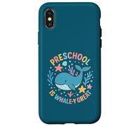 Prescolare è Whaley Grande Carino Balena Oceano Parole Gioco di parole Pun Custodia per iPhone X/XS