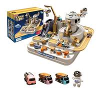 Prescolare Race Track Car Adventure - Gioco Di Città In ABS | Gioco Di Giocattoli con Binario Per Veicoli Di Salvataggio con Mini Veicoli | Auto Di Apprendimento per Bambini