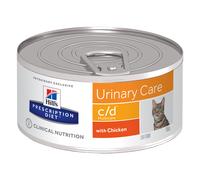 Prescription diet feline urinary care c/d multicare chicken&vegetables 156 g