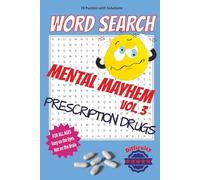 Prescription Drug Word Search Puzzle Book [Mental mayhem 3]: Popular Drug Names & Prescription Medicines