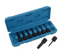 Prese a percussione maschio Deep Torx Star Impatted 1/2" unità T20 - T70 set ...