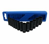 Prese a percussione metriche MM profonde da 1/2" 6 lati 13 mm - 32 mm 13 pz