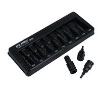 Prese a punta corta superficiali Torx Star Impact Maschio T20 - T60 set da 9 ...