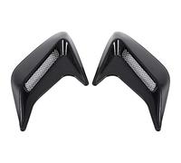 prese aria tuning finto carbonio-adesivi auto tuning-KIMISS 2 pezzi Cappuccio di sfiato del flusso d'aria universale, Cappuccio di sfiato del cappuccio di aspirazione del flusso d'aria decorativo(