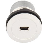 Prese da incasso mini USB 2.0 Presa RRJ_MINIUSB_BB Schlegel Contenuto: 1 pz.