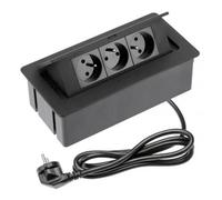 PRESE DA INCASSO PIANO TAVOLO 3X230V PRESE CON AE-PBSC3GU-20NN
