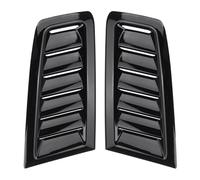 Prese d'Aria Cofano Compatibile Con Per Golf MK5 MK6 MK7 2 Pezzi RS Style Cofano Motore Anteriore Prese D'aria Presa ABS Ricambi Auto Accessori(Black)