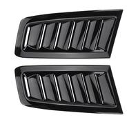 Prese D'Aria Decorative Compatibile Con Benz Per W205 W204 W203 C200 C250 C300 2 Pezzi RS Style Cofano Motore Anteriore Auto Prese D'aria Presa ABS(Black)