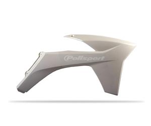 Prese d'aria del radiatore POLISPORT bianche per KTM.