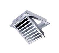Prese d'aria in alluminio con rete a schermo, coperture di ventilazione esterne, griglia rimovibile per soffitte, case, capannoni e timpani, flusso d'aria e durata ottimali