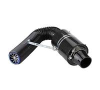 Prese D'aria Per Auto 1 Set Di Tubi Flessibili Aspirazione Filtro Aria Fredda Forzata Auto Kit Modelli Universali Sistemi Aspirazione 3'' Neri 80 Mm