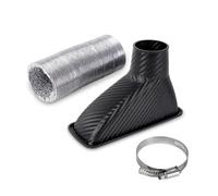 Prese D'aria Per Auto Kit Tubo Aspirazione Aria Fredda Auto Paraurti Anteriore Kit Ingresso Imbuto Aria Turbo Plastica ABS Accessori Raffreddamento Freni(B)