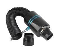 Prese D'aria Per Auto Kit Tubo Flessibile Fibra Carbonio Filtro Aspirazione Filtro Aria Fredda Auto Alimentazione Aspirazione Chiusa Induzione Universale 1 Set