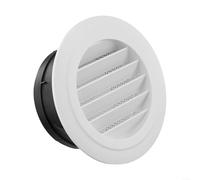 Prese d'aria rotonde per la casa, design a feritoia con caratteristiche resistenti alle intemperie per prevenire le correnti d'aria (125 mm)