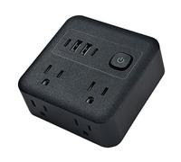 Prese Elettriche - 8 In 1 Presalavabo - Prolunga da 1.8 m con Adattatore, Stazione di Ricarica per Camera Cucina Ufficio Dormitorio