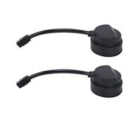 Prese for fari ATV Nere compatibili con Yama-ha Raptor 250 350 700 YFZ450 RX Wolverine 450 (Color : 2Pcs)