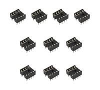 Prese IC DIP Adattatore per circuito integrato DIP a 8 PIN tipo a saldare professionale Prese IC professionali da 10 pezzi