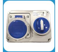 PRESE INTERBLOCCATE ORIZZONTALI VARI MODELLI IP67/IP44 CON SCATOLA DI FONDO