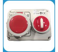 PRESE INTERBLOCCATE ORIZZONTALI VARI MODELLI IP67/IP44 CON SCATOLA DI FONDO