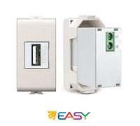 PRESE INTERRUTTORI FRUTTI PLACCHE ELETTROCANALI EASY COMPATIBILE BTICINO MATIX