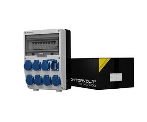 Prese Mennekes 8x230 V distributore di corrente distributore a parete...